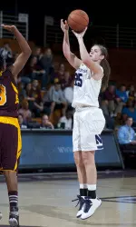 NU freshman Maggie Lyon and the Wildcats play three games this week at Welsh-Ryan Arena, beginning with Monday's matchup against Howard at 7 p.m.