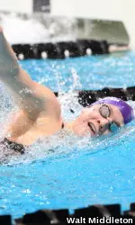 Erin Sosdian captured the mile swim Sunday by nearly 13 full seconds to help spur an NU comeback.
