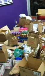 6,100 units of food were collected during the 2011 Canned Food Drive.