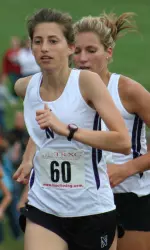 Nicole Oliver took eighth for NU Friday with her 5K time of 18:13.