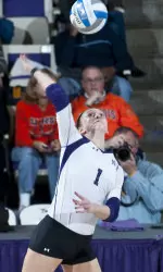 Stephanie Holthus picked up her second-straight All-Big Ten accolade Tuesday.