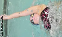 Karen Turner was one of two NU freshmen to earn spots on the program's all-time top-times list after the TYR Invitational.
