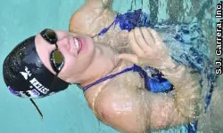 Shelly Patton won the 200 back and 200 IM Saturday for Northwestern against No. 24 Purdue.