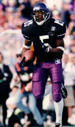 Standout wide receiver D'Wayne Bates is one of a number of former Wildcats who shared stories from the 1995 season with "Big Ten Elite."