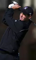 Bennett Lavin recovered from a pair of par-5 mistakes late Tuesday with his second eagle of the tournament to enter the final round in ninth place.