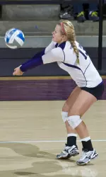 Freshman Abbie Kraus is one of two freshmen on the roster making their first trip to Penn State Saturday.