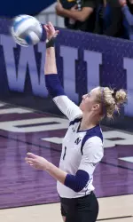 Stephanie Holthus was named to the 2012 AVCA All-America Team.