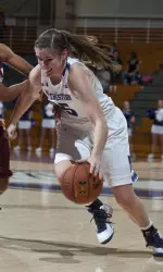 Freshman forward Maggie Lyon has scored in double figures in all seven games so far this season.