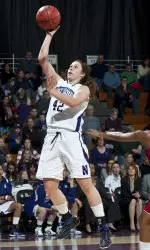 Karly Roser and the Wildcats visit Ann Arbor Thursday evening.