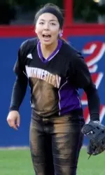 Marisa Bast hit a two-run homer and a booming double Saturday against No. 12 Washington.