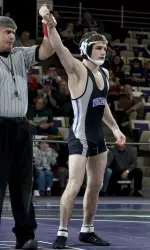 NU volunteer assistant coach Brandon Precin is back in Russia, wresting in a freestyle tournament from Feb. 17-19.