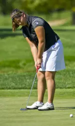 Freshman Hana Lee led the NU competitors at the Central District Invitational.