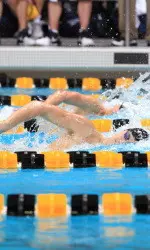 John Frutiger turned in the third best 200 freestyle time in NU annals Friday night at the Big Ten Championships.