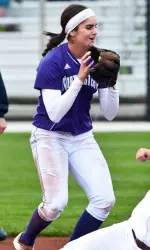 Emily Allard had three hits and five assists on defense against No. 21 Oklahoma State.