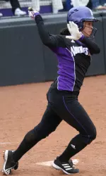 Mari Majam singled and stole second to set up Northwestern's third-inning run-scoring rally.