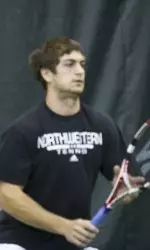 Spencer Wolf earned his first win of the season at No. 1 singles Wednesday at Louisville.