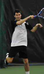 Junior Chris Jackman clinched the match for the 'Cats, picking up his fourth win of the season on the way.
