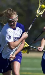 Erin Fitzgerald fought her way to four goals in each of NU's last two games, helping her win ALC Offensive Player of the Week honors.