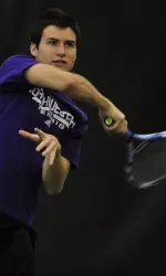 Chris Jackman's three-set win at No. 6 singles Sunday propelled Northwestern past Nebraska, 4-3.