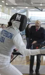 Devynn Patterson clinched the gold medal for the foil team with her win against Ohio State.