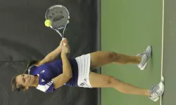 Linda Abu Mushrefova is tied for the team lead with six singles wins this season.