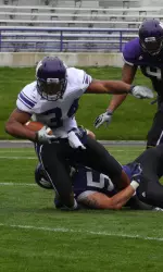 Tyris Jones carried the ball eight times Saturday afternoon.
