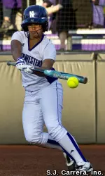 Mari Majam matched her career-best effort with a three-run game Saturday at Indiana.