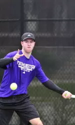 Josh Graves (pictured) and Spencer Wolf picked up their third straight doubles win Sunday versus Indiana.