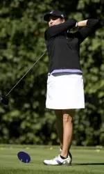 Alex Lederhausen shaved six strokes off her first round score in Saturday's second round of 18.