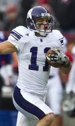 Wide receiver Jeremy Ebert was selected by the New England Patriots in the seventh round of the NFL Draft, just two picks after his former teammate, Drake Dunsmore, was taken by the Buccaneers.