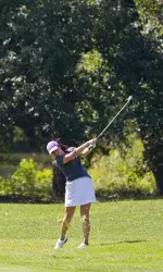 Senior Alex Lederhausen is playing in her 43rd career tournament this weekend.