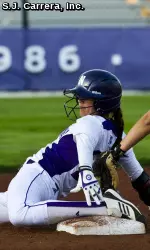 Emily Allard enters this weekend with 98 career stolen bases.