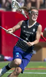 Erin Fitzgerald scored one goal in NU's last meeting with Maryland in the 2011 title game. All eight Wildcat goals that day were scored by Long Island natives.