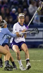 With 34 caused turnovers and 39 ground balls, senior Alex Frank is a first-team IWLCA All-Midwest Region honoree for the second straight season.