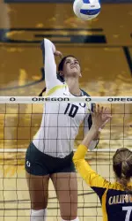 Savannah Paffen will be one of three new faces on the NU roster in the fall. <i>(Photo courtesy Oregon Athletics)</i>