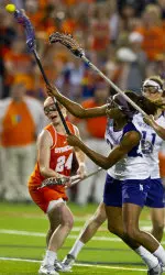 Taylor Thornton fired home 33 goals in 2012, including the game-winner in the national championship game vs. Syracuse.