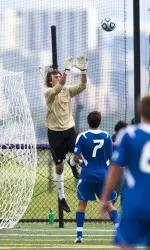 All-Big Ten goalkeeper Tyler Miller returns for his sophomore season in 2012.