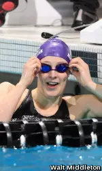 Jenny Wilson is a CSCAA Scholar All-American in addition to being an NCAA first-team All-American.