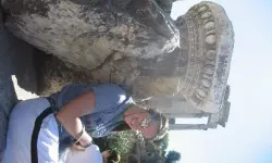 Kendall Hackney is loving the ruins around the Colosseum.