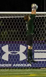 Sophomore goalkeeper Tyler Miller made four saves in NU's 2012 opener vs. Xavier.