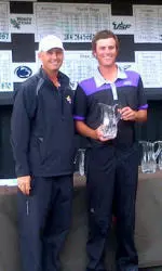 Junior Jack Perry opened the 2012-13 season with the first win of his college career.