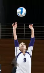 Madalyn Shalter leads the Big Ten and ranks seventh in the NCAA in assists.