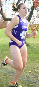 Abby Tracy was NU's top place-winner at the Sean Earl Loyola Lakefront Invite Saturday.