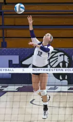 Monica McGreal aided the Wildcats by tying her career high with 16 kills Saturday at Indiana.