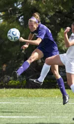 Sophomore KK Barr led NU with three shots against Indiana, including one that hit the crossbar.