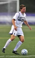 Sophomore Grant Wilson assisted on both of NU's goals Friday in its 2-1 OT win vs. Drake.