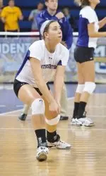 Monica McGreal was one of three NU players to tally 11 kills in Friday's win over Brown.