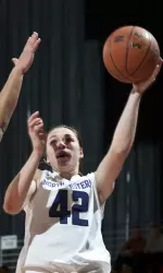 Sophomore guard Karly Roser ranks second in the Big Ten with 6.3 assists per game.