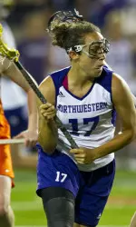 Senior Amanda Macaluso notched four goals and one assist in NU's two outings at the 2013 Champion Challenge.