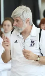 NU head coach Laurie Schiller